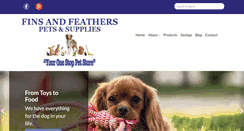 Desktop Screenshot of finsandfeatherspa.com